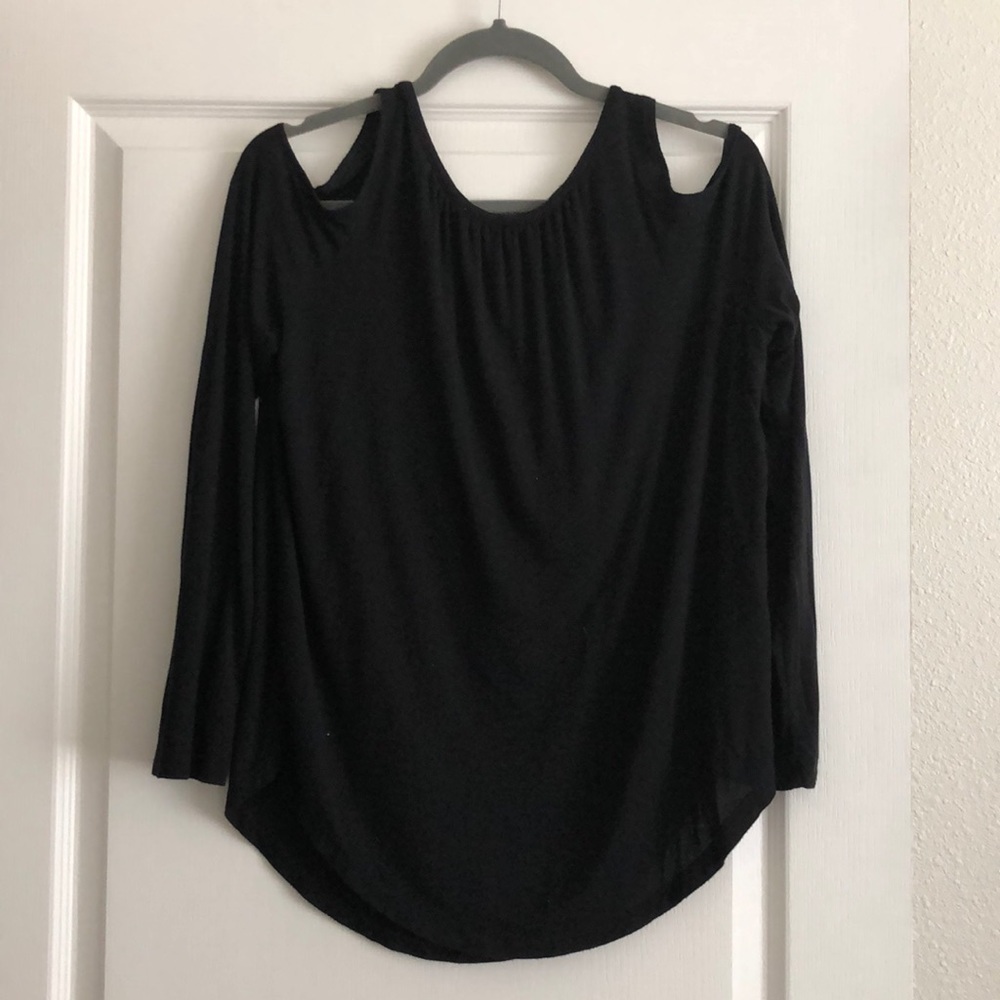 Set: TWO cold shoulder tops